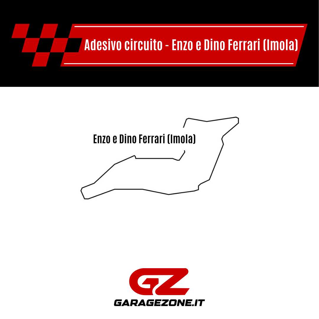 Adesivo Circuito Autodromo Enzo e Dino Ferrari Imola