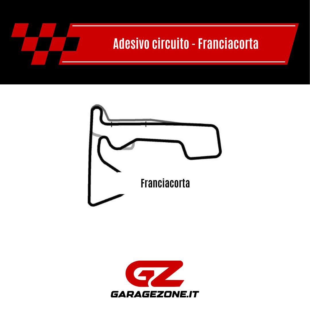 Adesivo Circuito Autodromo di Franciacorta