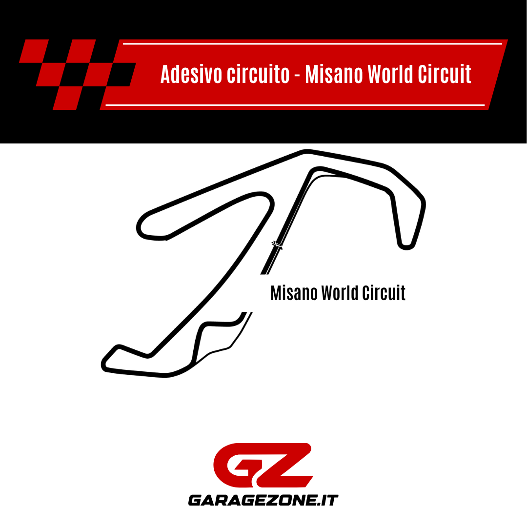 Adesivo Circuito Misano World Circuit Marco Simoncelli