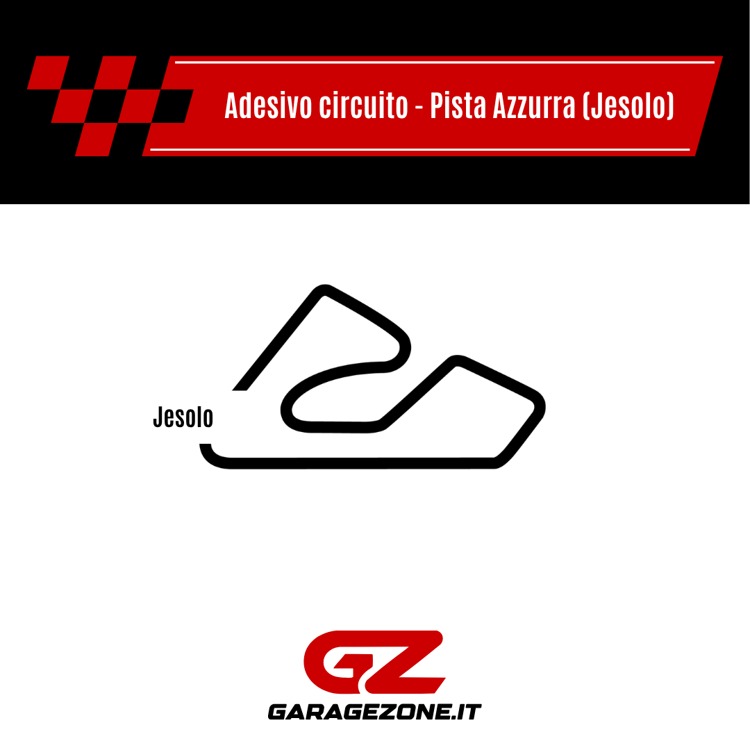 Adesivo Circuito Pista Azzurra (Jesolo)