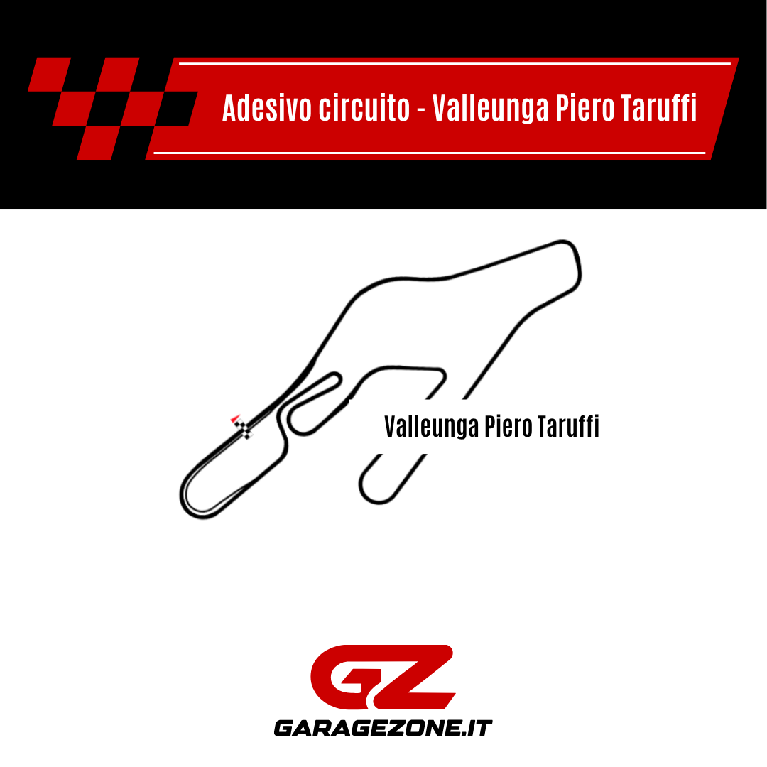 Adesivo Circuito Autodromo Vallelunga Piero Taruffi