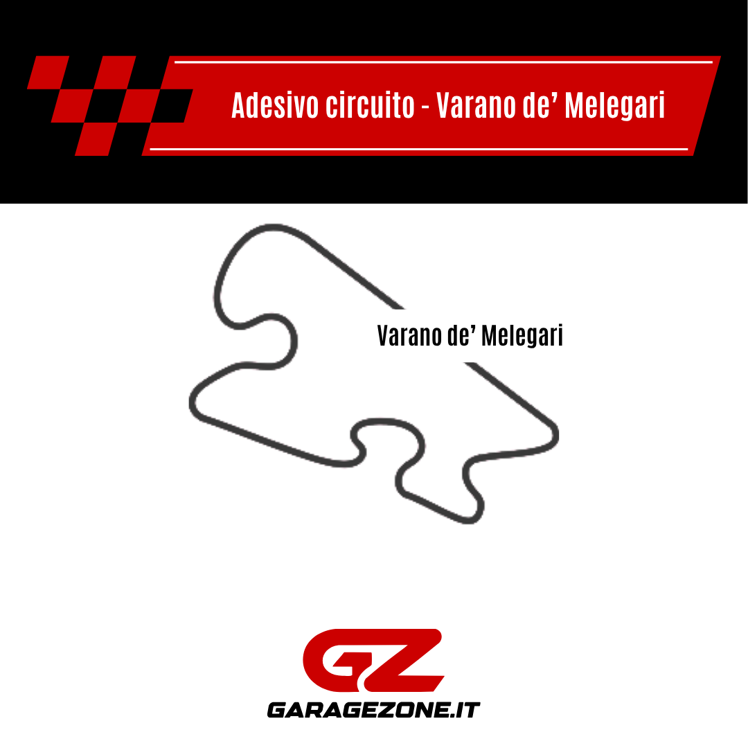 Adesivo Circuito Varano de' Melegari (Autodromo Riccardo Paletti)